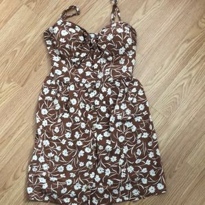 Spaghetti strap floral dress size medium